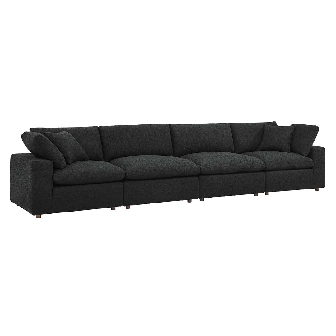 Cascade Deluxe Down Filled Boucle 4-Seater Sofa