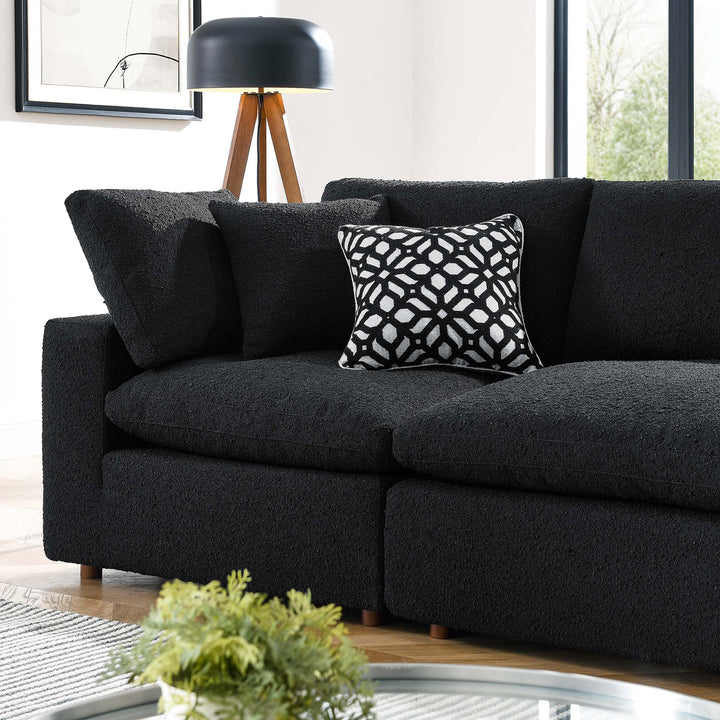 Cascade Deluxe Down Filled Boucle 4-Seater Sofa