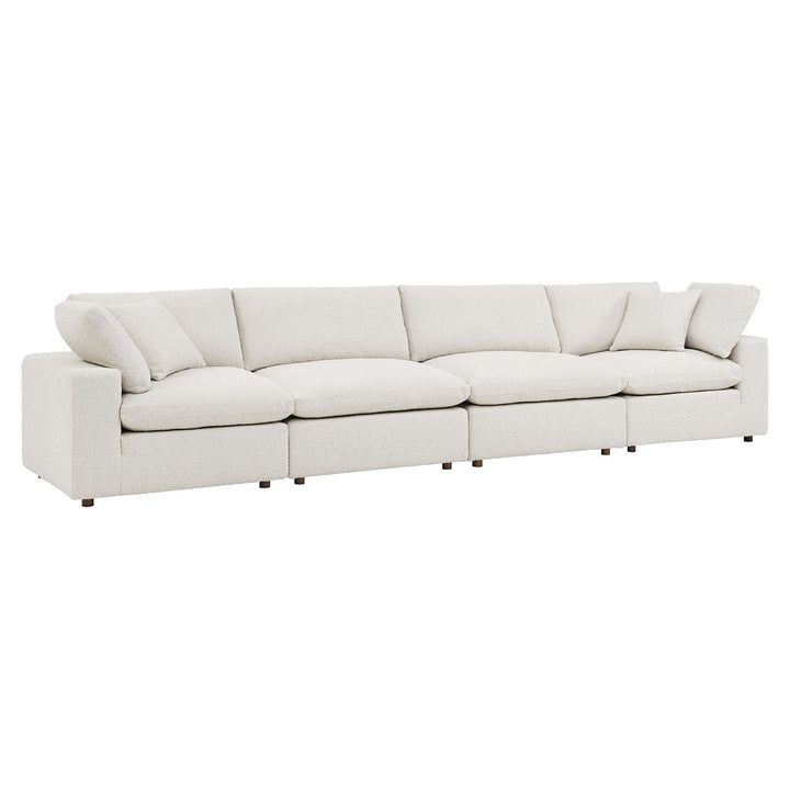 Cascade Deluxe Down Filled Boucle 4-Seater Sofa