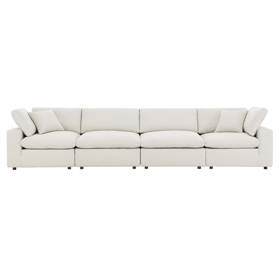 Cascade Deluxe Down Filled Boucle 4-Seater Sofa