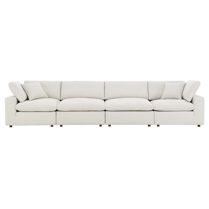 Cascade Deluxe Down Filled Boucle 4-Seater Sofa