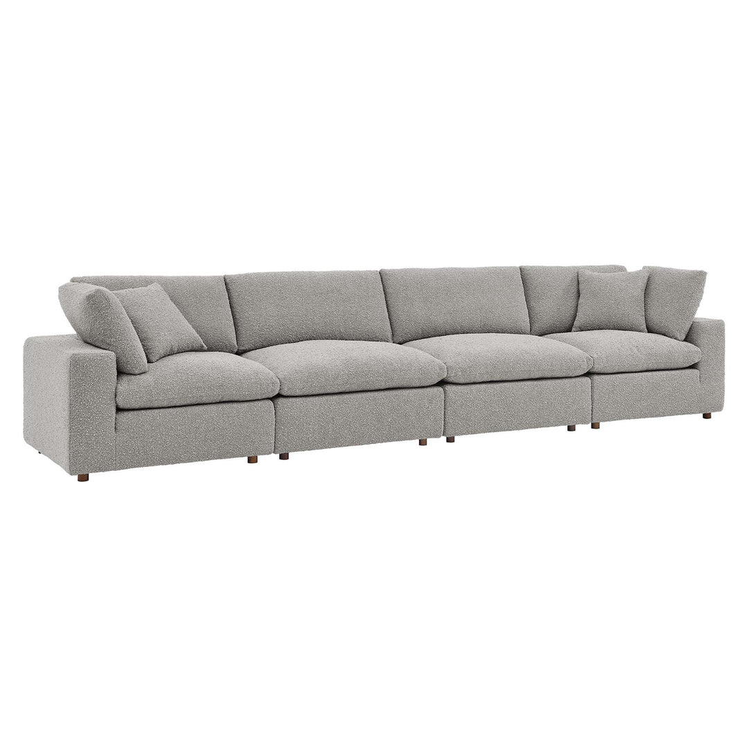 Cascade Deluxe Down Filled Boucle 4-Seater Sofa