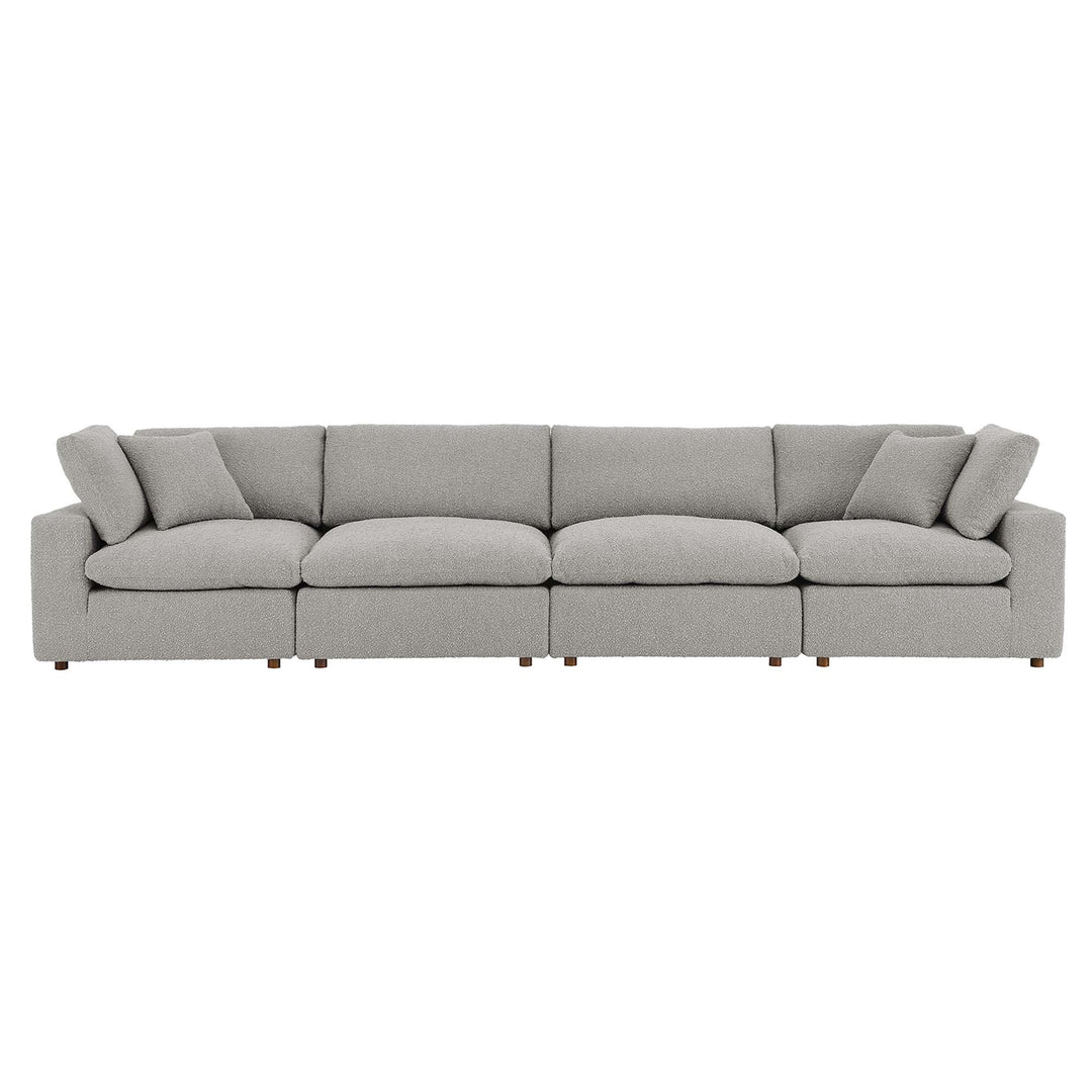 Cascade Deluxe Down Filled Boucle 4-Seater Sofa