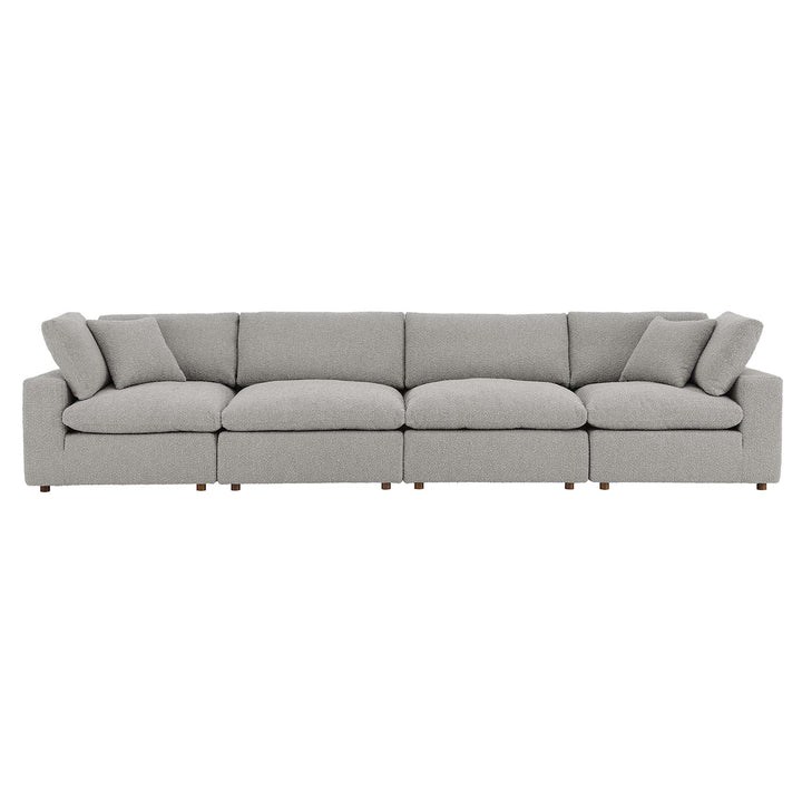 Cascade Deluxe Down Filled Boucle 4-Seater Sofa