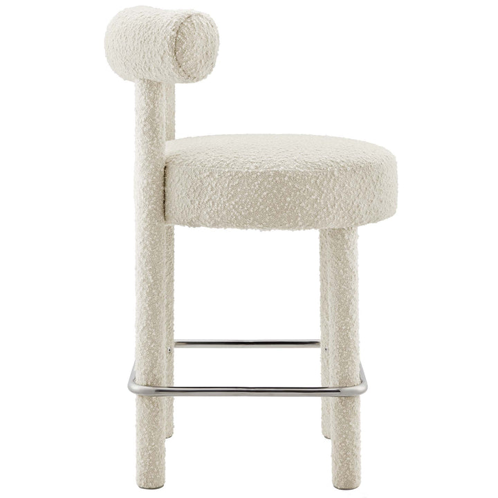 Toulouse Textured Fabric Counter Stool