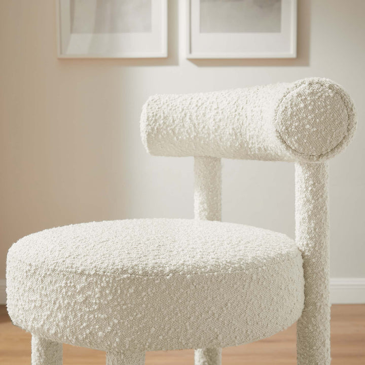 Toulouse Textured Fabric Counter Stool