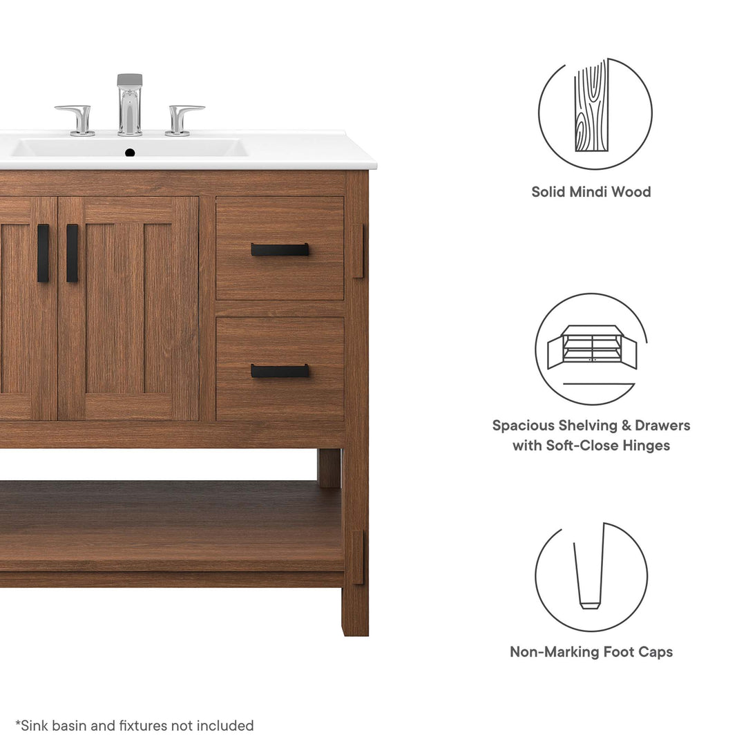Astrid 36” Wood Bathroom Vanity Cabinet