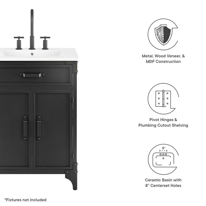 Silhouette 24" Bathroom Stand