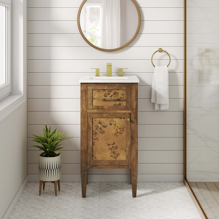 Elysium 18" Wood Bathroom Vanity