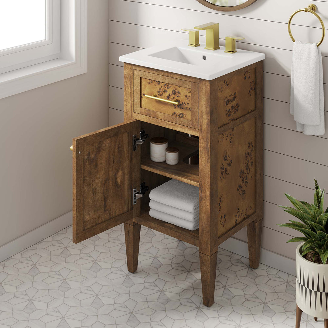 Elysium 18" Wood Bathroom Vanity