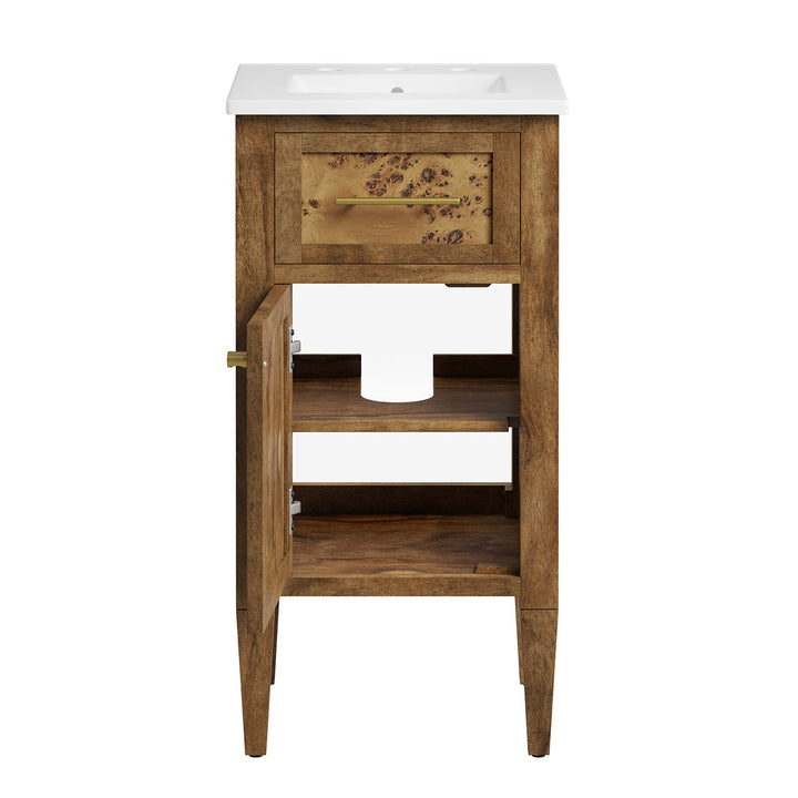 Elysium 18" Wood Bathroom Vanity