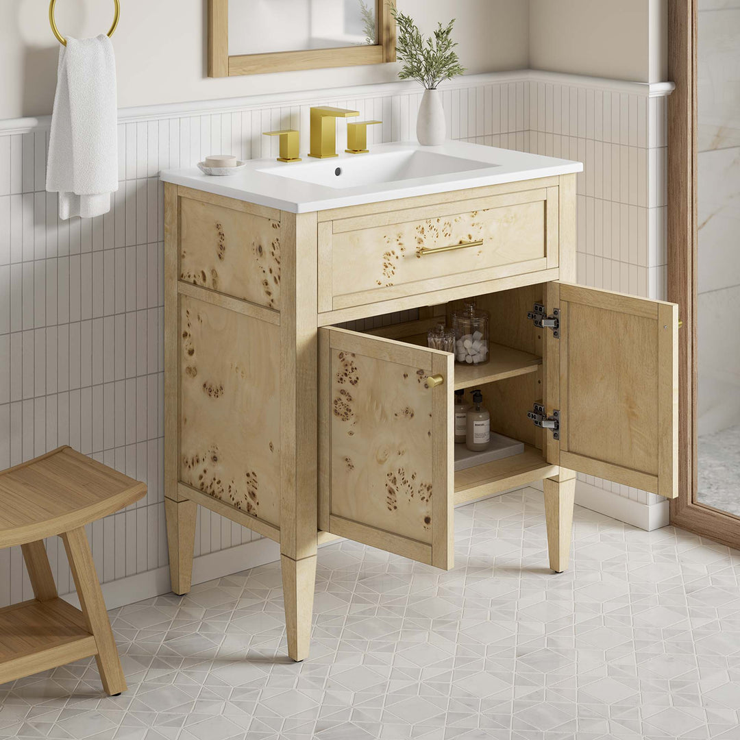 Eclipse 30" Wood Bathroom Vanity