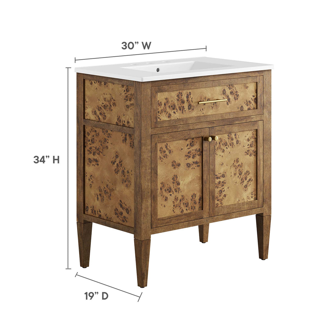 Elara 30" Wood Bathroom Vanity