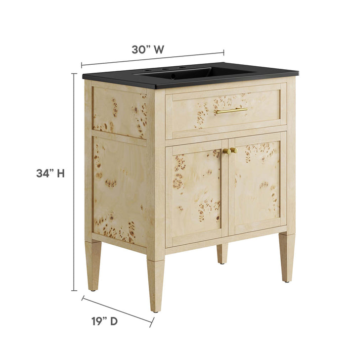 Eclipse 30" Wood Bathroom Vanity