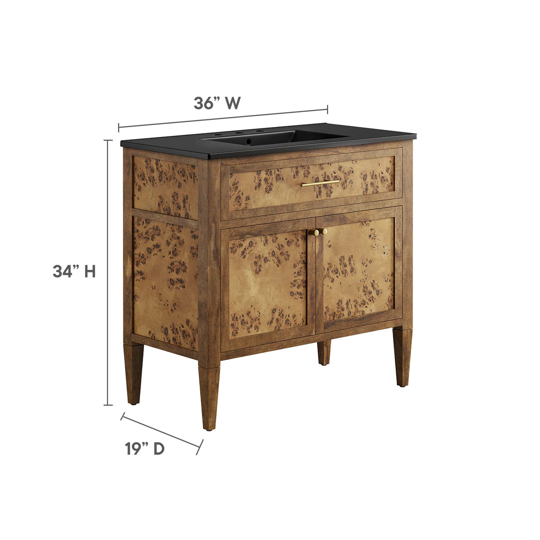 Eden 36" Walnut Washstand