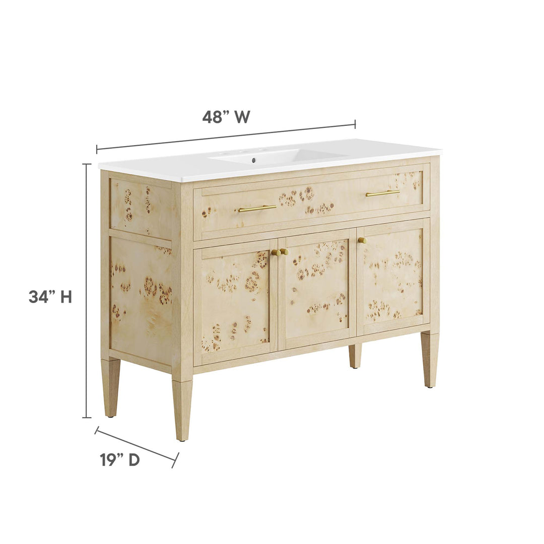 Eldorado 48" Wood Single Sink Bathroom Vanity