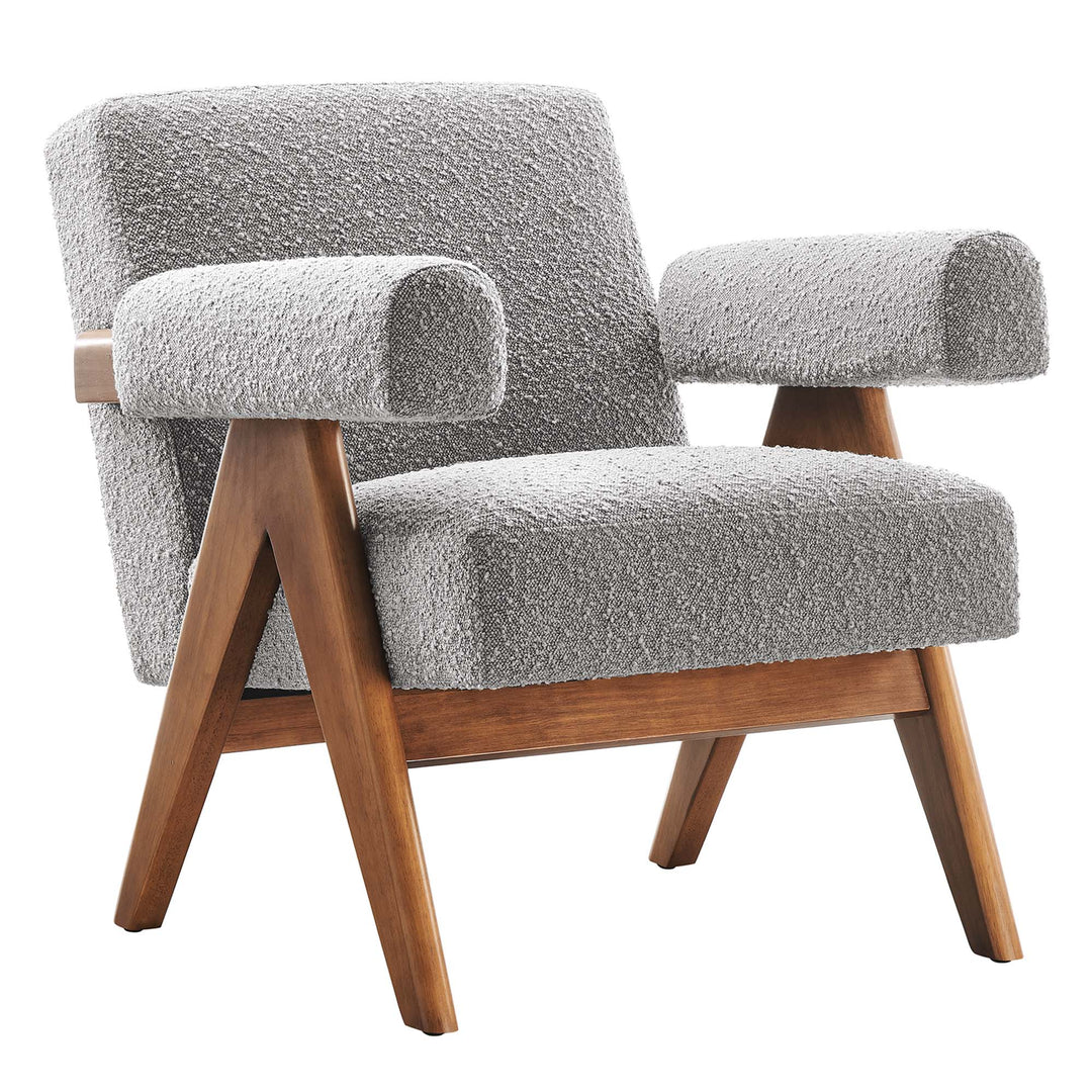 Luna Lounge Fabric Armchair