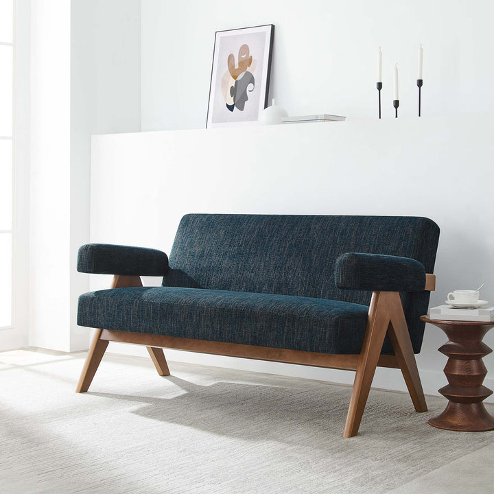 Luna Linen Loveseat