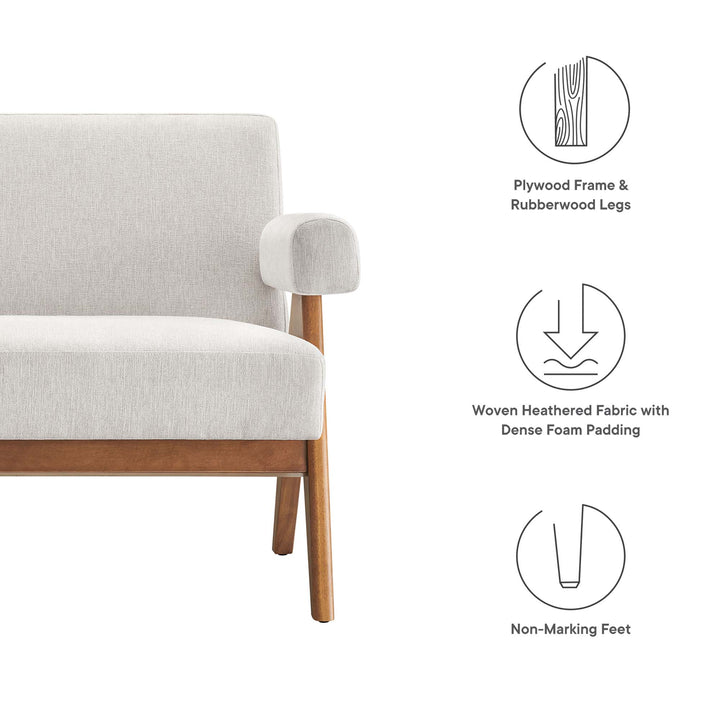 Luna Linen Loveseat