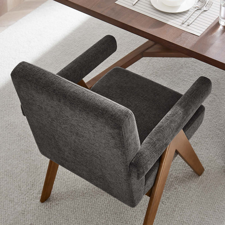 Luna Linen Dining Room Chair Set of 2