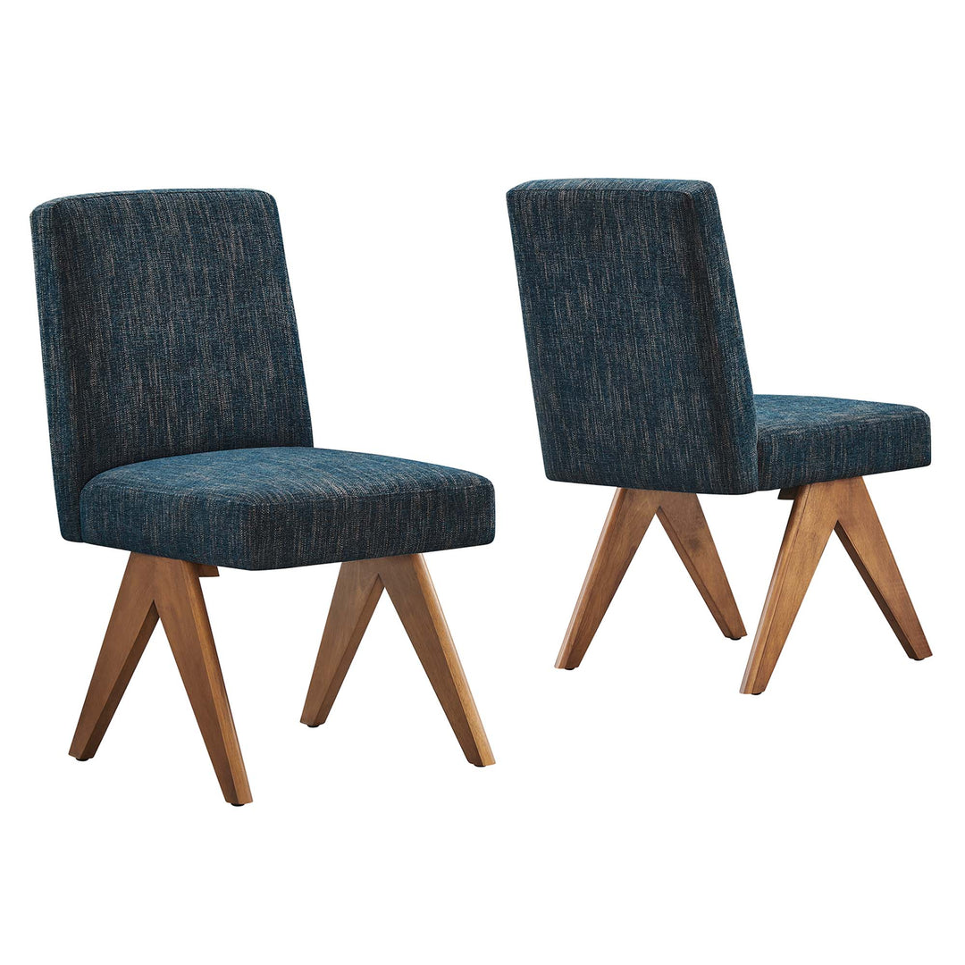 Luna Linen Lounge Chair Set of 2