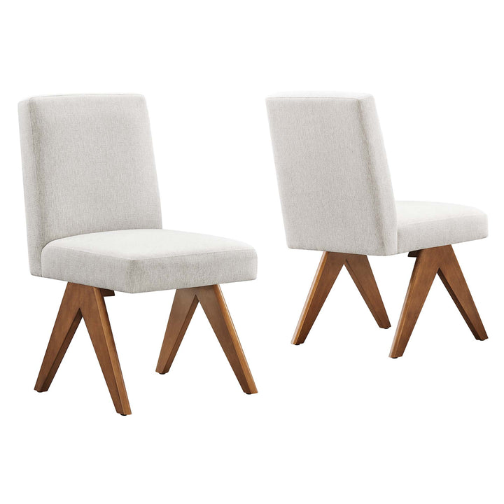 Luna Linen Lounge Chair Set of 2