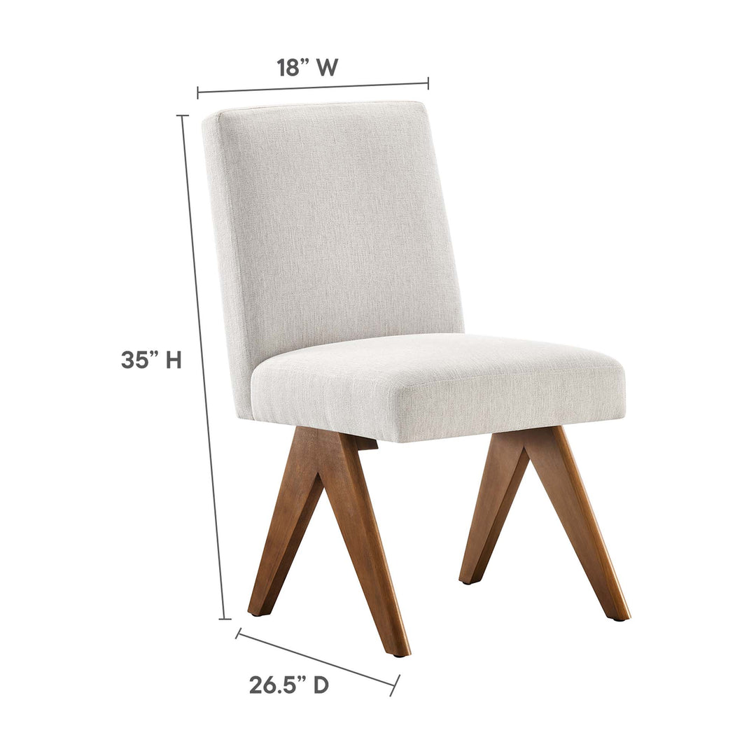 Luna Linen Lounge Chair Set of 2