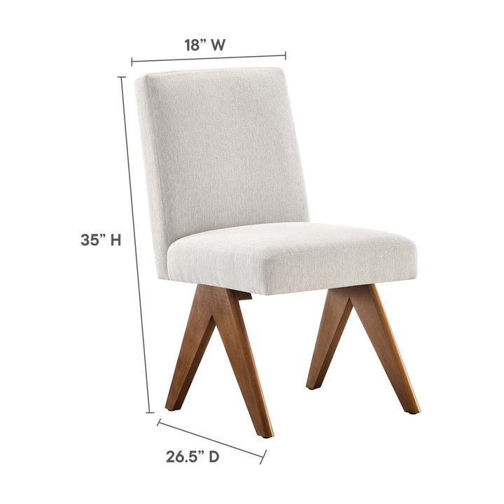 Luna Linen Lounge Chair Set of 2