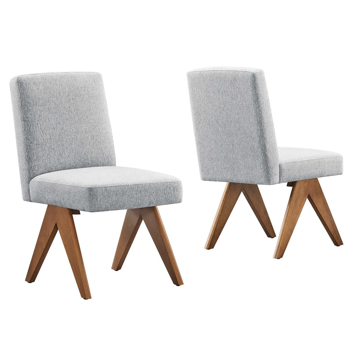 Luna Linen Lounge Chair Set of 2