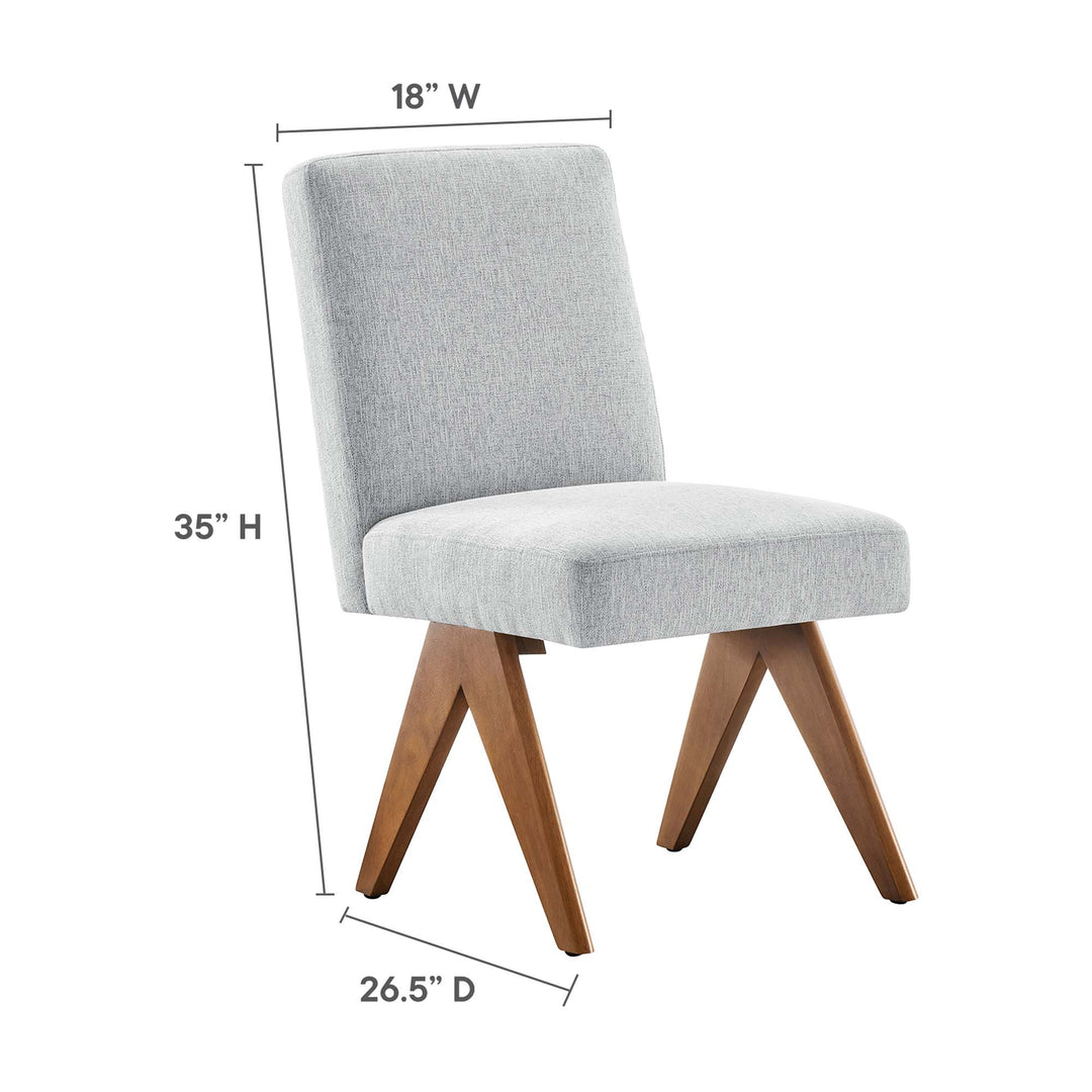 Luna Linen Lounge Chair Set of 2