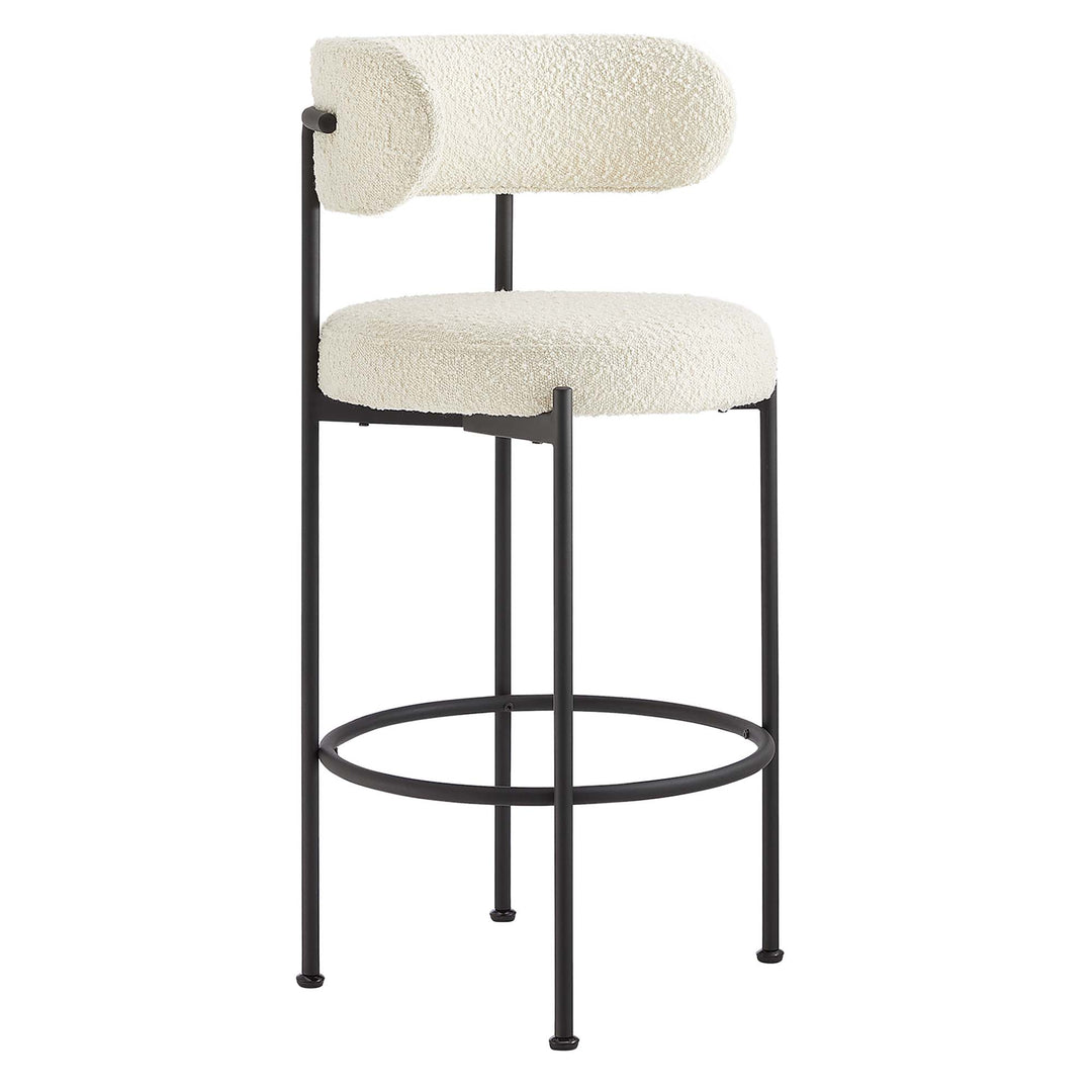 Arlo Accent Boucle Bar Stools Set of 2