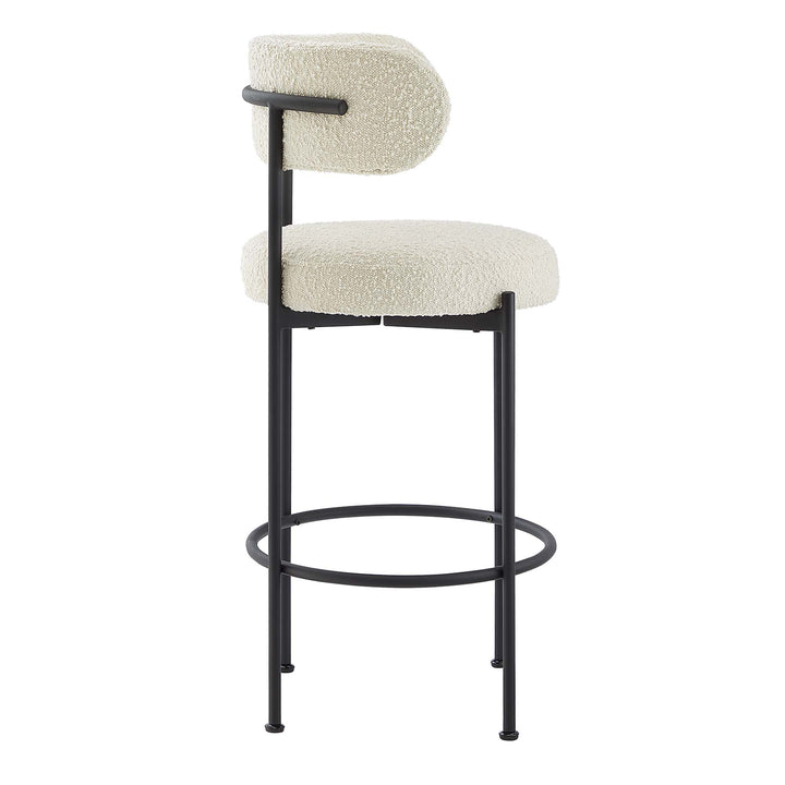 Arlo Accent Boucle Bar Stools Set of 2