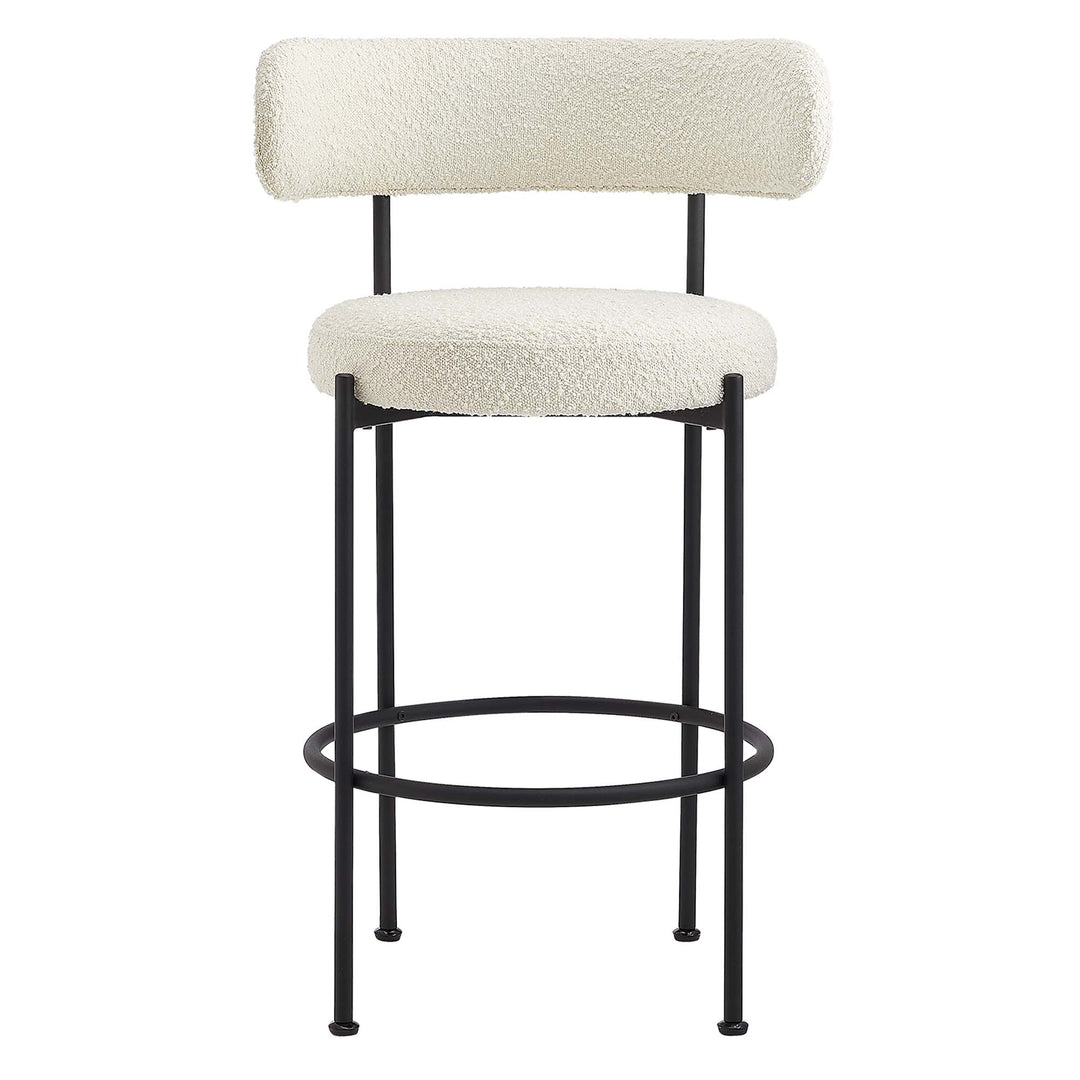 Arlo Accent Boucle Bar Stools Set of 2