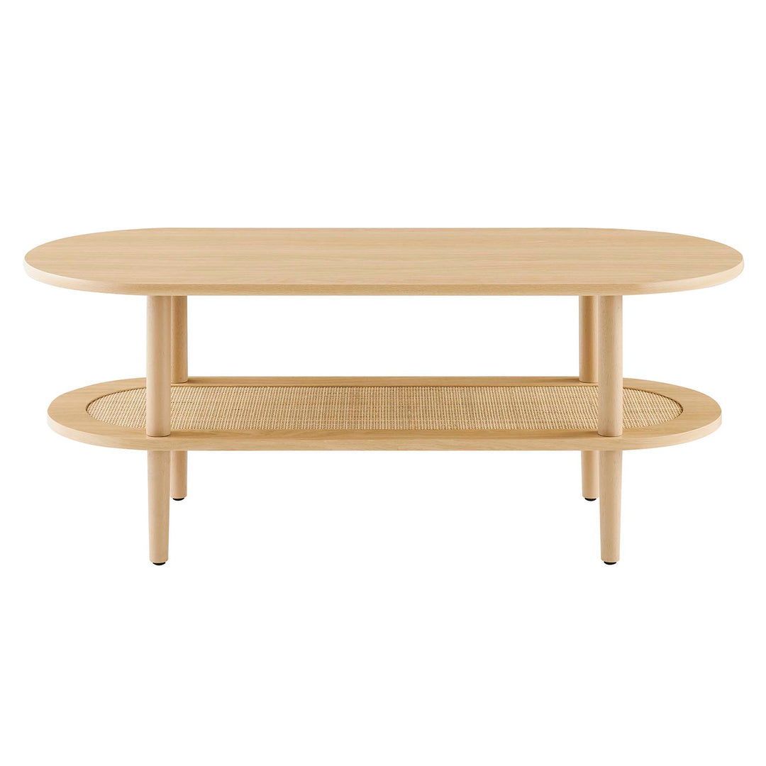 Ruso Oval Coffee Table Walnut