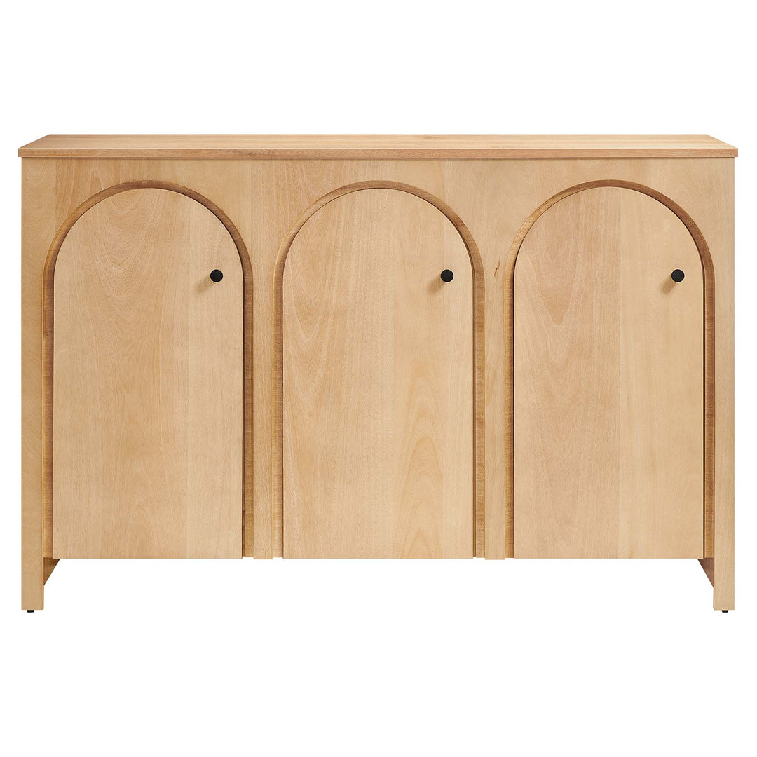 Aquila 3-Door Arched Door Sideboard Storage Cabinet