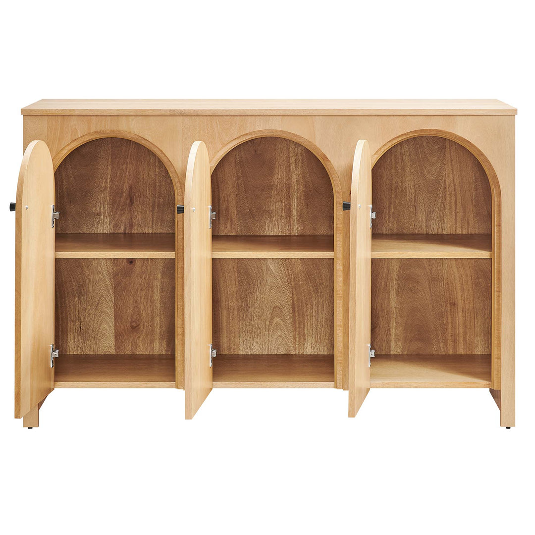 Aquila 3-Door Arched Door Sideboard Storage Cabinet