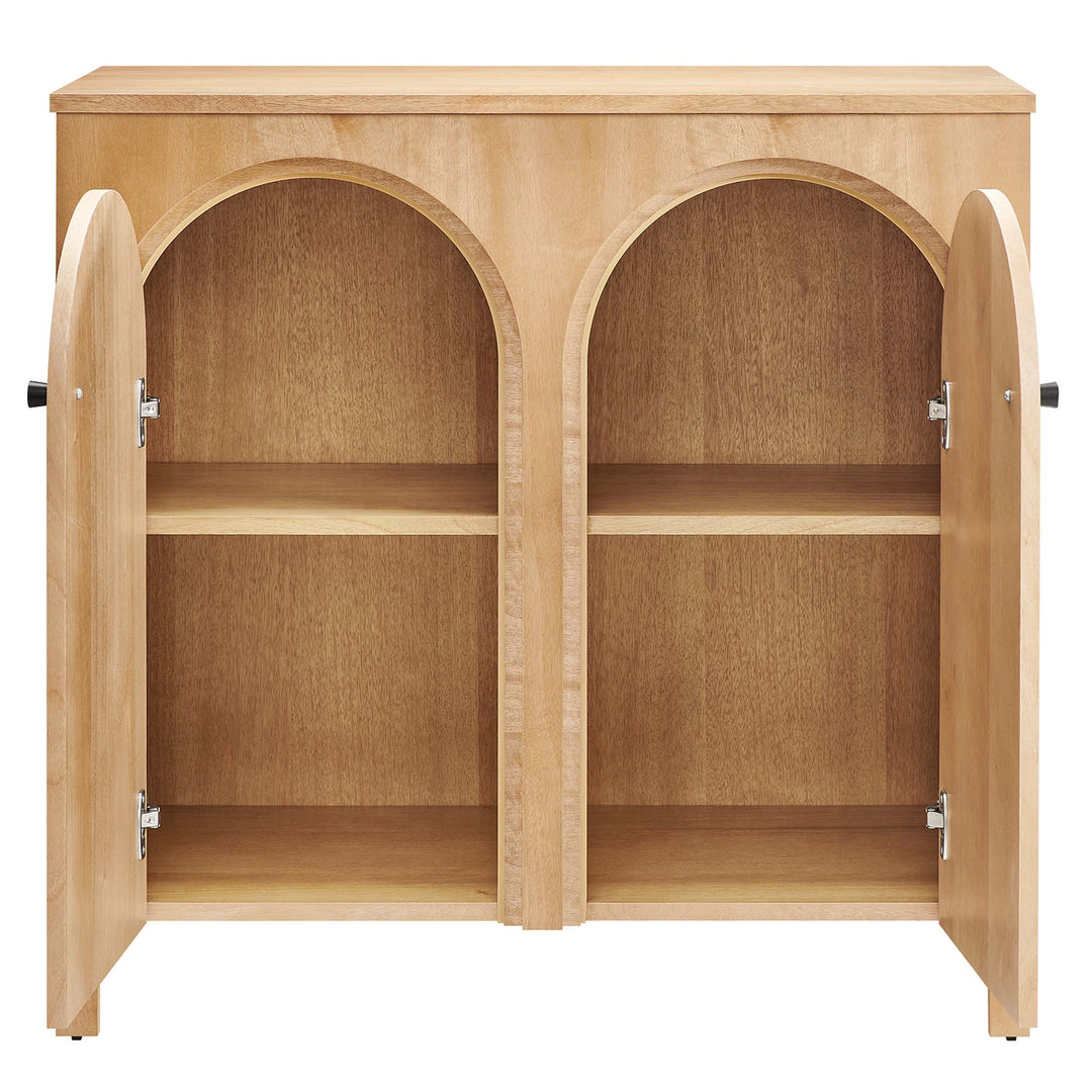 Aspen 2-Door Arched Door Storage Cabinet