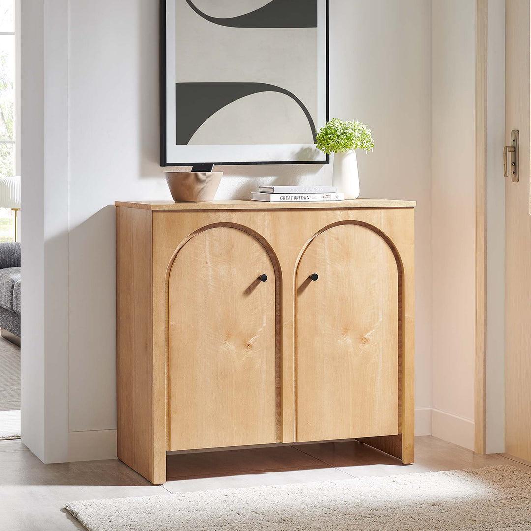 Aspen 2-Door Arched Door Storage Cabinet