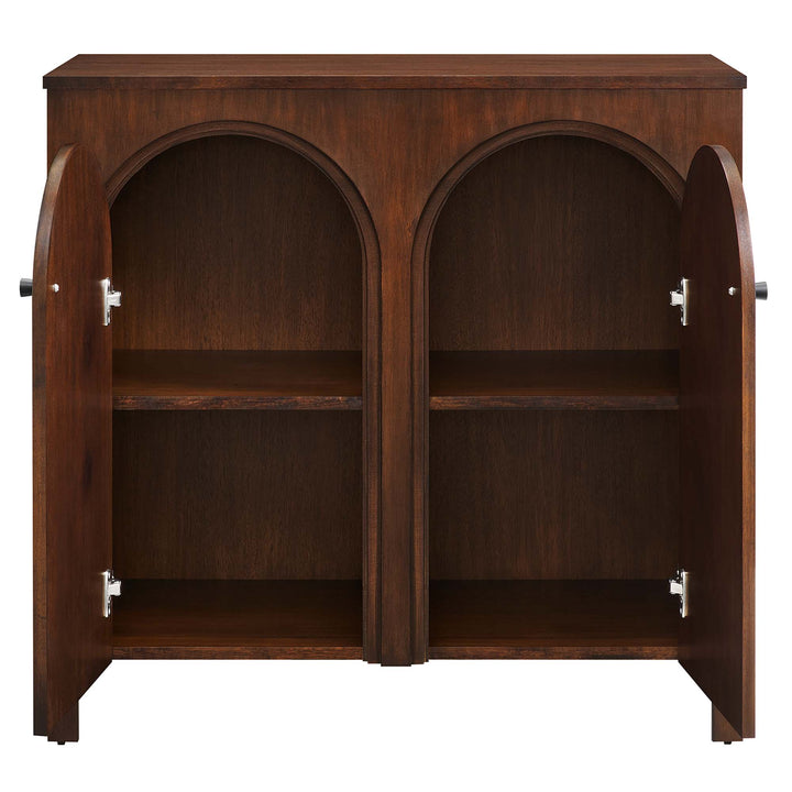 Aspen 2-Door Arched Door Storage Cabinet