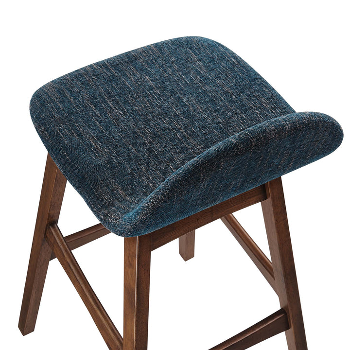 Juno Walnut Bar Stool Set of 2