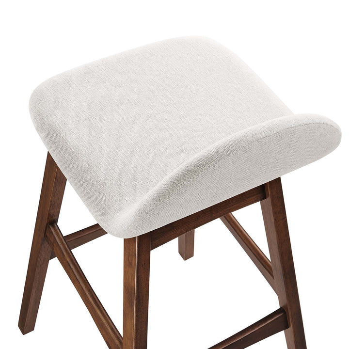 Juno Walnut Bar Stool Set of 2