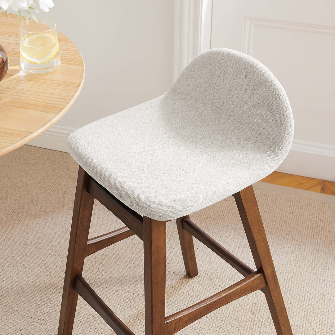 Juno Walnut Bar Stool Set of 2
