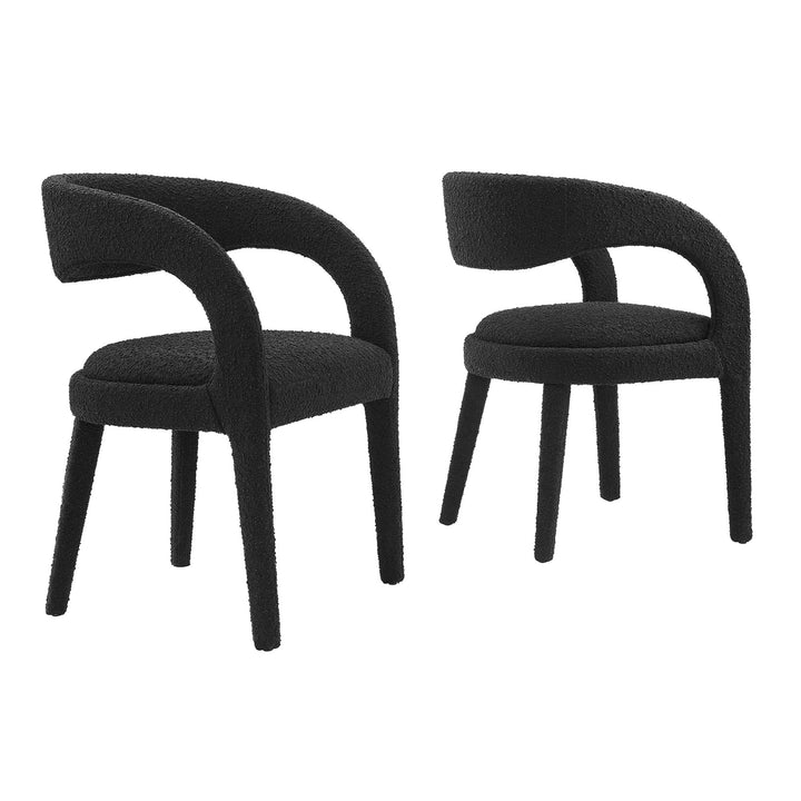 Prestige Plush Upholstered Dining Chair Set of 2