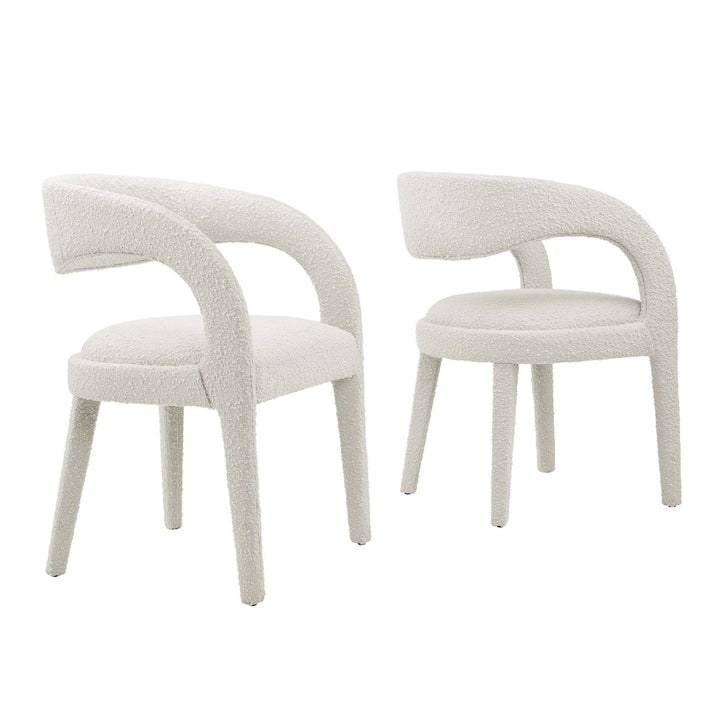 Prestige Plush Upholstered Dining Chair Set of 2