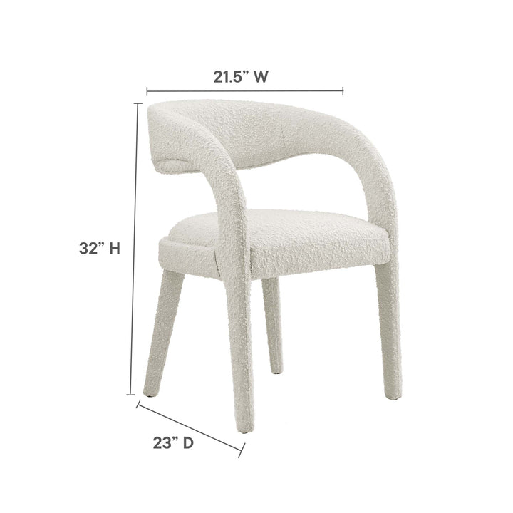 Prestige Plush Upholstered Dining Chair Set of 2