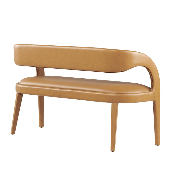 Prestige Vegan Leather Accent Bench