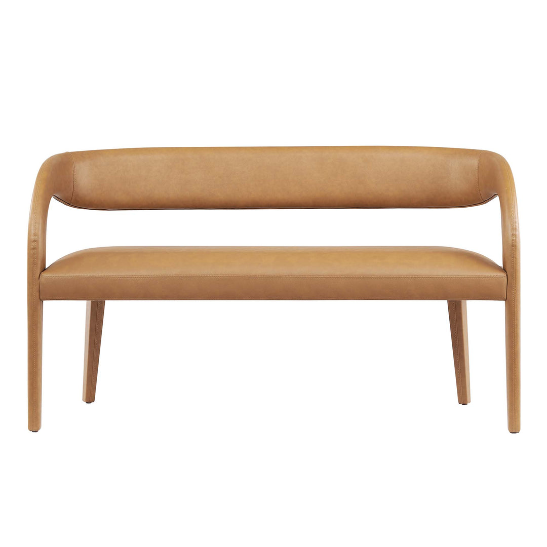 Prestige Vegan Leather Accent Bench