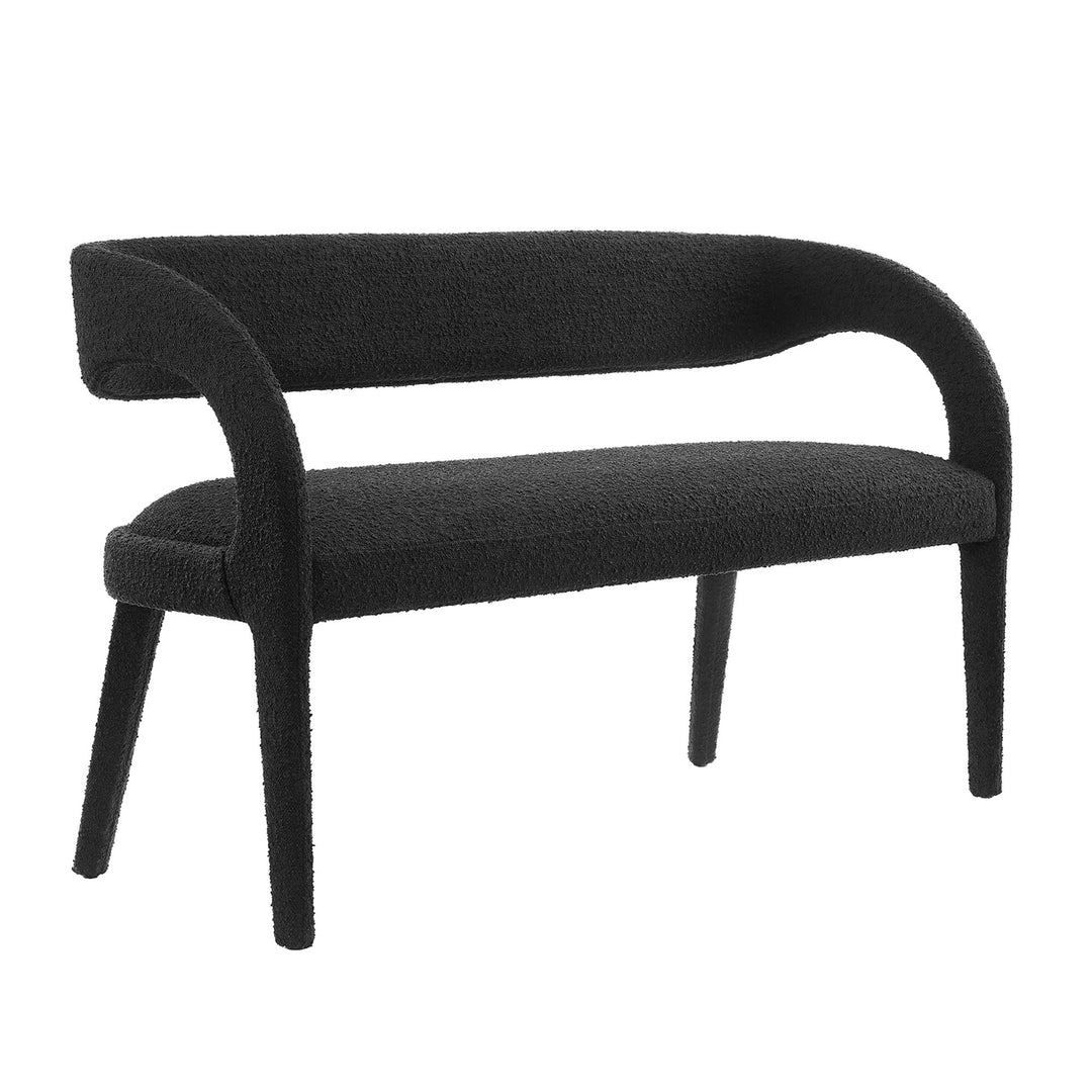 Prestige Plush Fabric Accent Bench