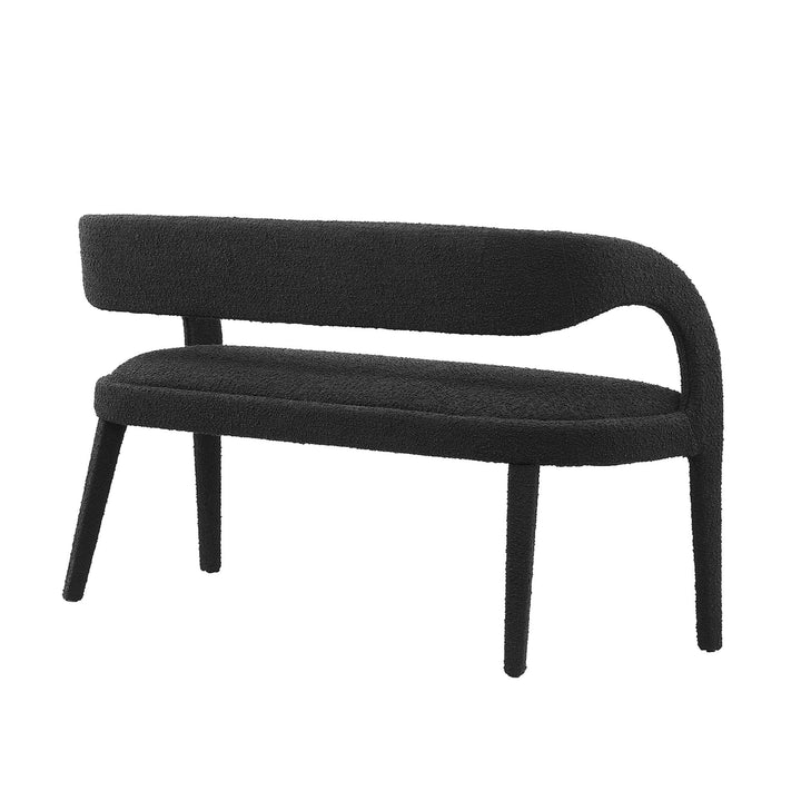 Prestige Plush Fabric Accent Bench