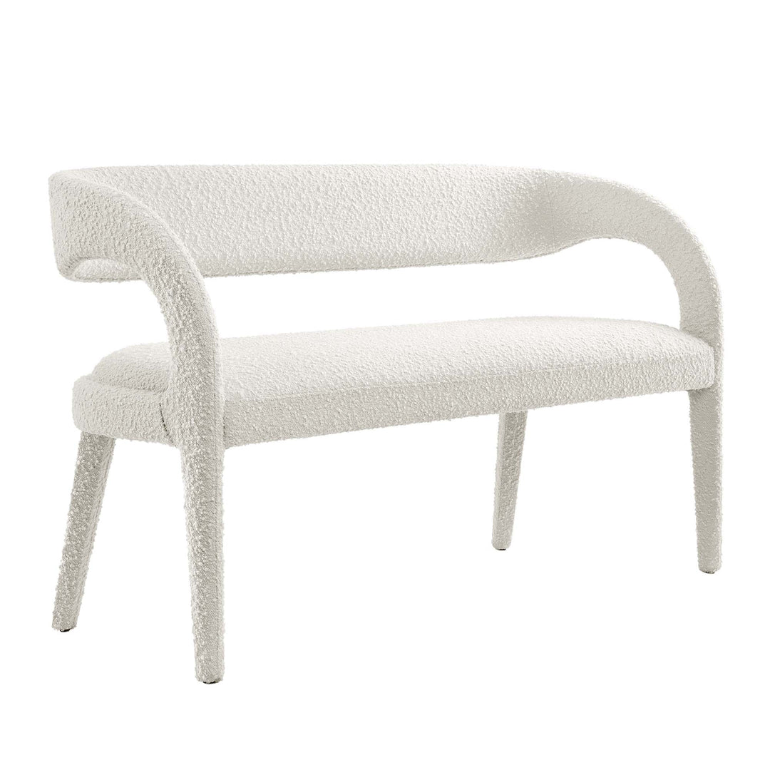 Prestige Plush Fabric Accent Bench